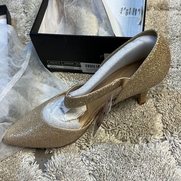 MYSOFT - Golden Glitter Dance Heel - Picture 4 of 5